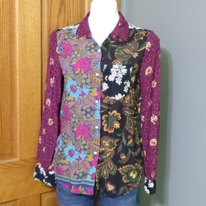 Urban Renewal Pattern Block Button Down